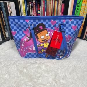SPRAYGROUND RUGRATS SUSIE CRAYON SHARK MESSENGER TOTE